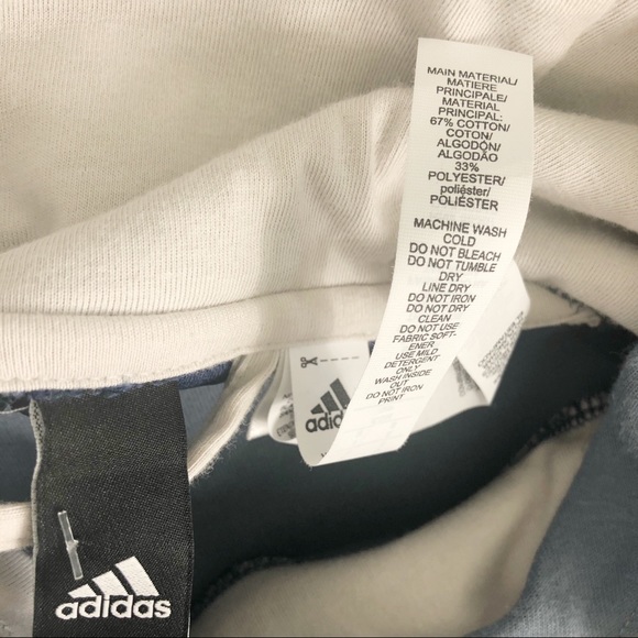 Adidas sweatshirt with hoodies Small Blue - Picture 8 of 8